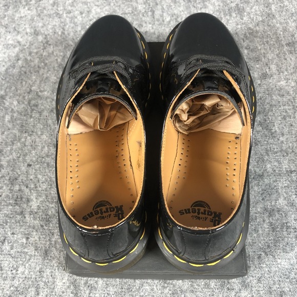 Dr. Martens 1461 Shoes Womens Size 7 Black Patent Leather Oxfords Casual - Picture 8 of 16
